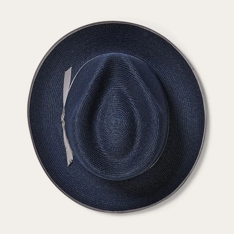 STRATOLINER HEMP FEDORA -Navy