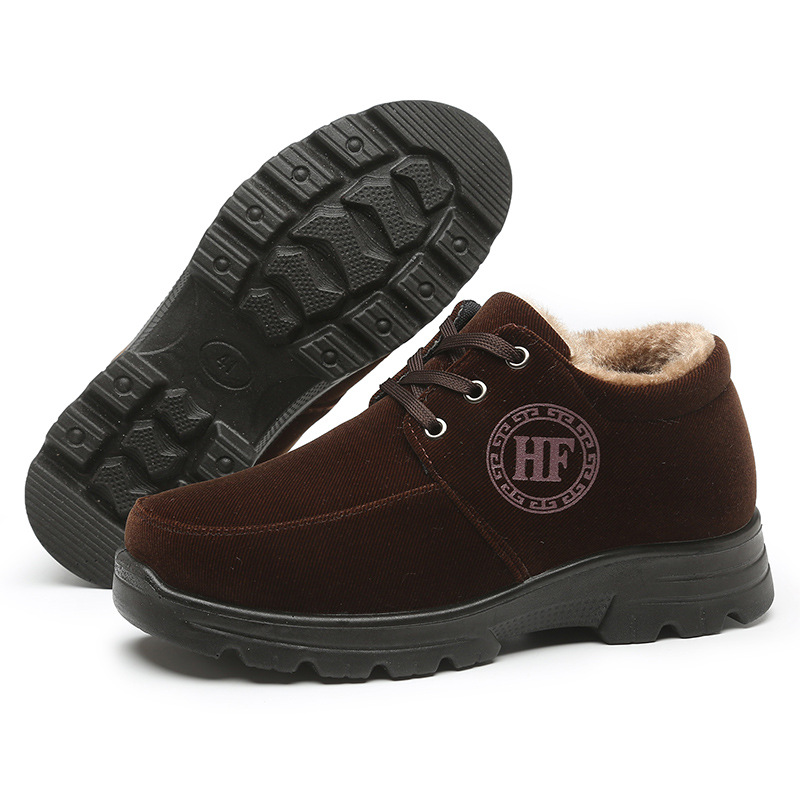 Men's Winter Comfortable Casual Plush Cotton Orthopedic Shoes