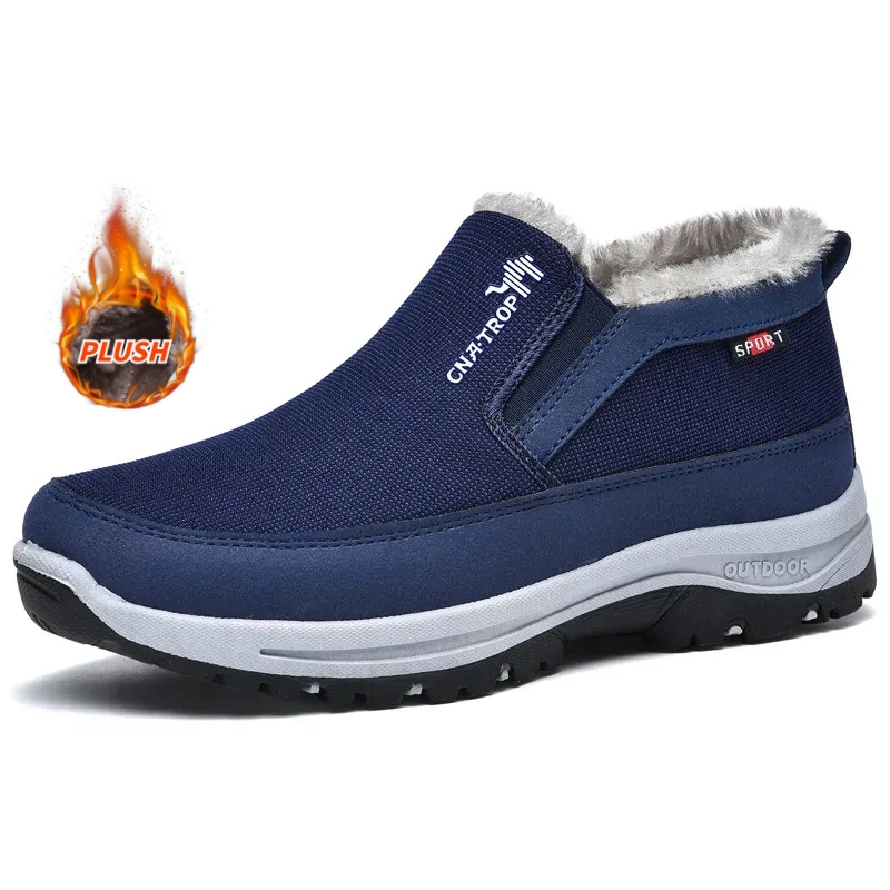 Men's Comfortable Breathable Walking Loafers Velvet shoes