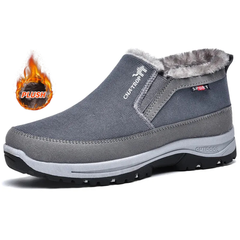 Men's Comfortable Breathable Walking Loafers Velvet shoes