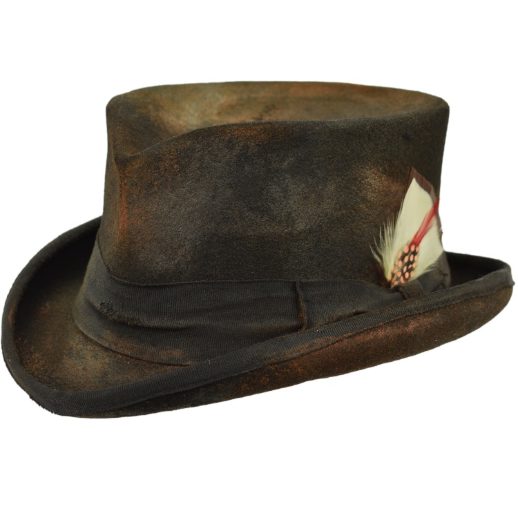 Stagecoach Gray Half-Western Hat-Black