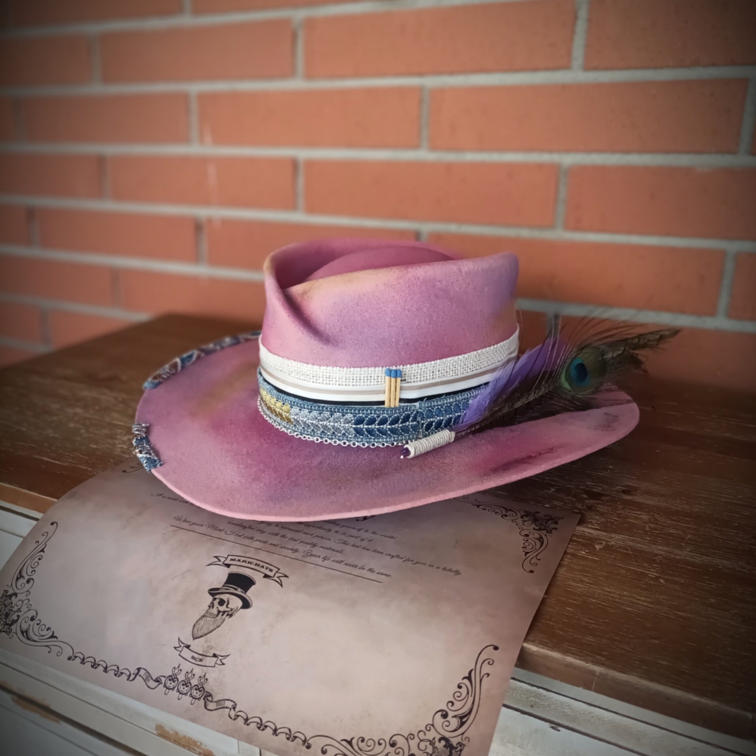 Pink Women's Rose Petal Hat