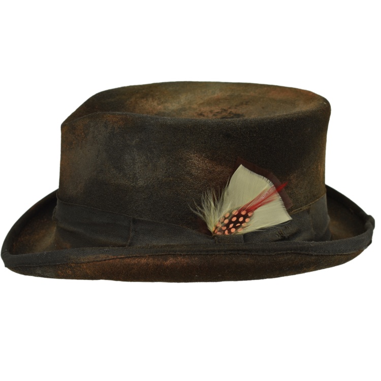 Stagecoach Gray Half-Western Hat-Black