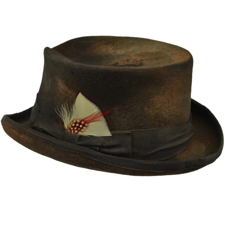 Stagecoach Gray Half-Western Hat-Black