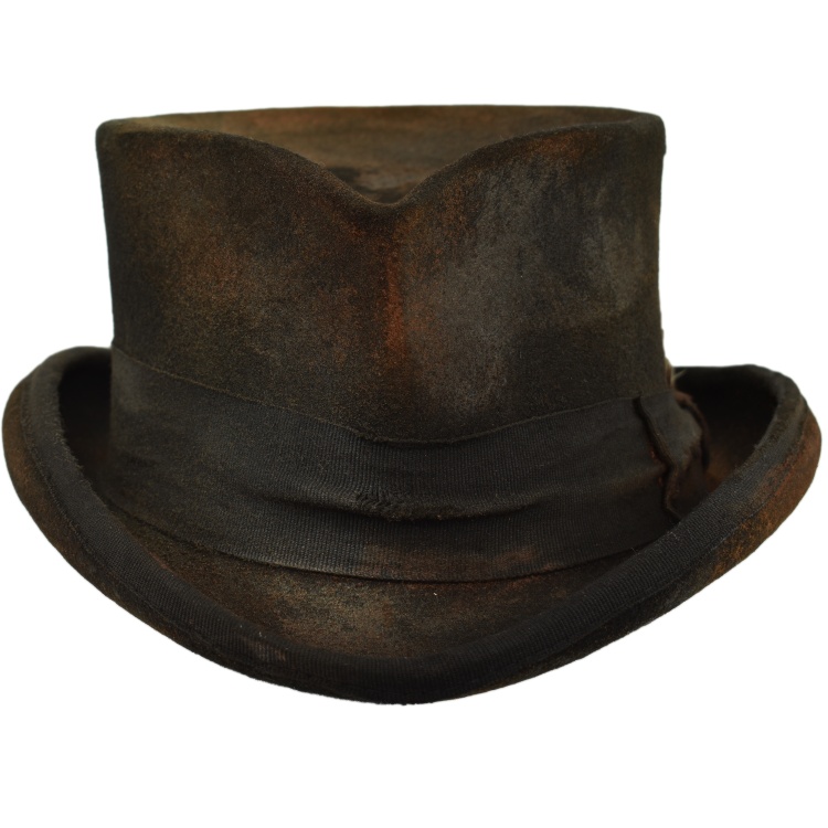 Stagecoach Gray Half-Western Hat-Black