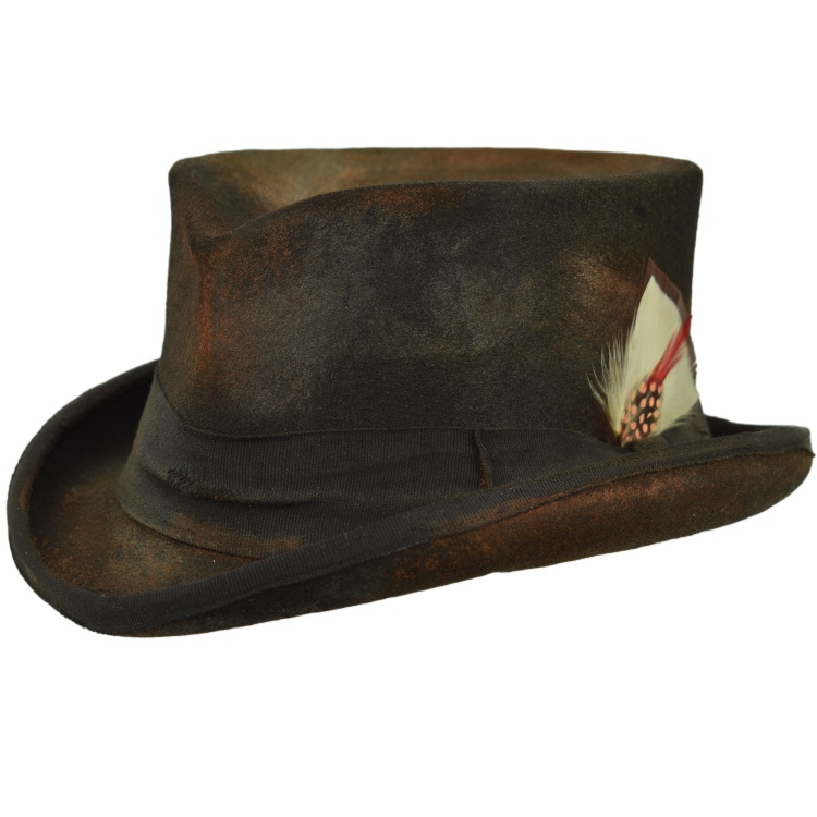Stagecoach Gray Half-Western Hat-Black