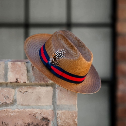 Miller Ranch Fedora - Patriotic Straw