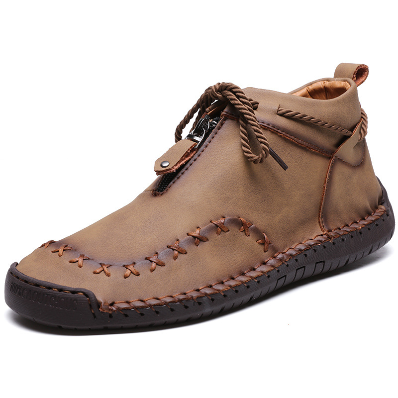 Men's Warm Plush Outdoor Boots