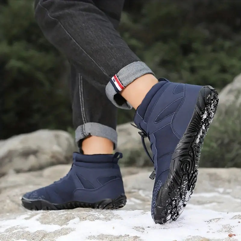Men's Fleece Waterproof Snow Boots🔥Free Shipping