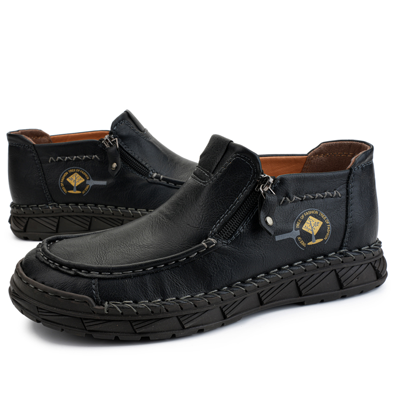 Men's Comfortable Slip-on Walking Shoes for Wide Toes