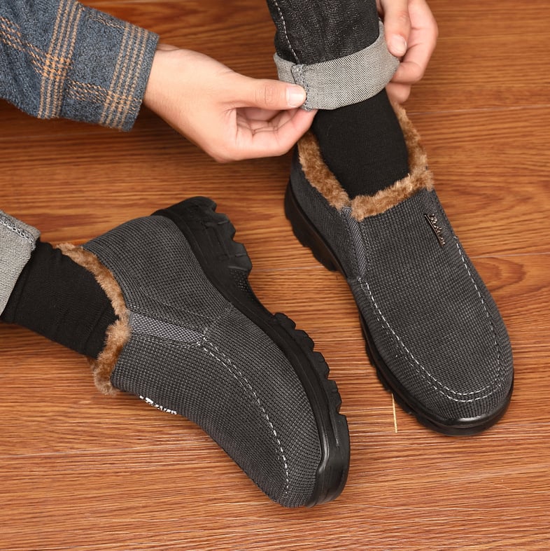 MEN'S COMFORTABLE WARMTH ORTHOPEDIC SLIP-ON SHOES
