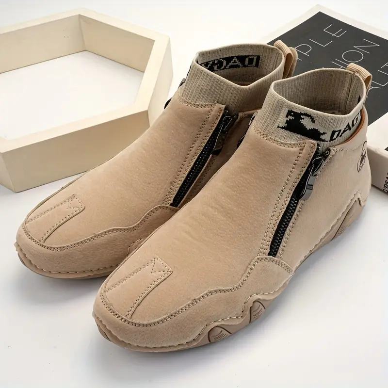 🔥🚀 Hot Sale! Limited Stock! 🌟👟💥Men's Versatile Lightweight Waterproof Insulated Breathable Slip-On Side-Zip Hunting Boots with Enhanced Traction for All-Terrain Comfort