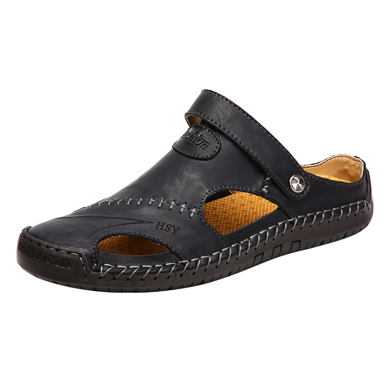 Men's Soft Outdoor Sports Leather Sandals