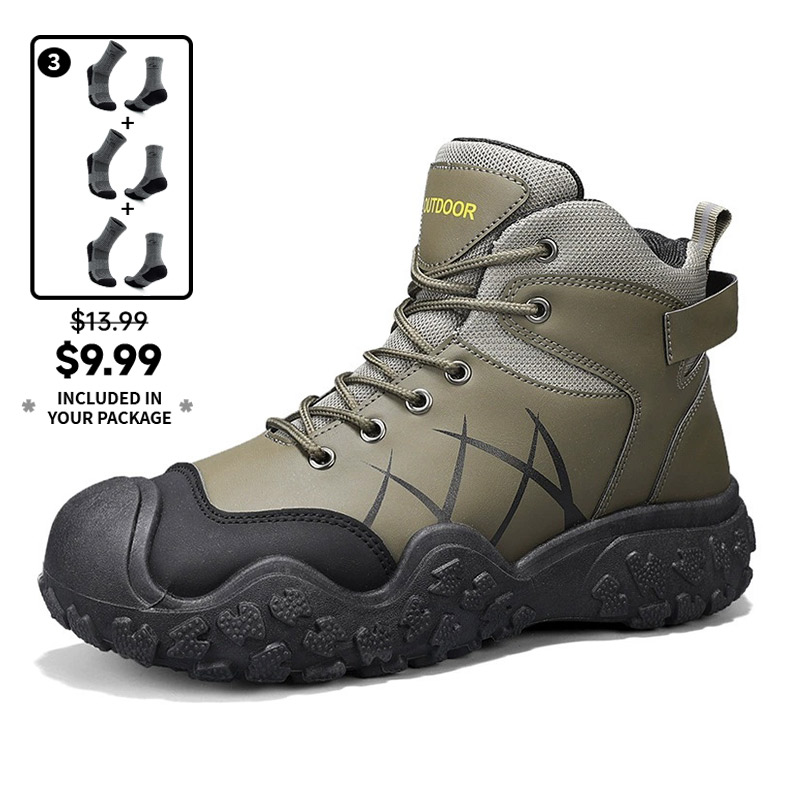 ⏰Limited Time Sale 70% OFF⏰Men's Outdoor Hiking Boots Work Boots - Ideal for Everyday Wear & Outdoor Adventures