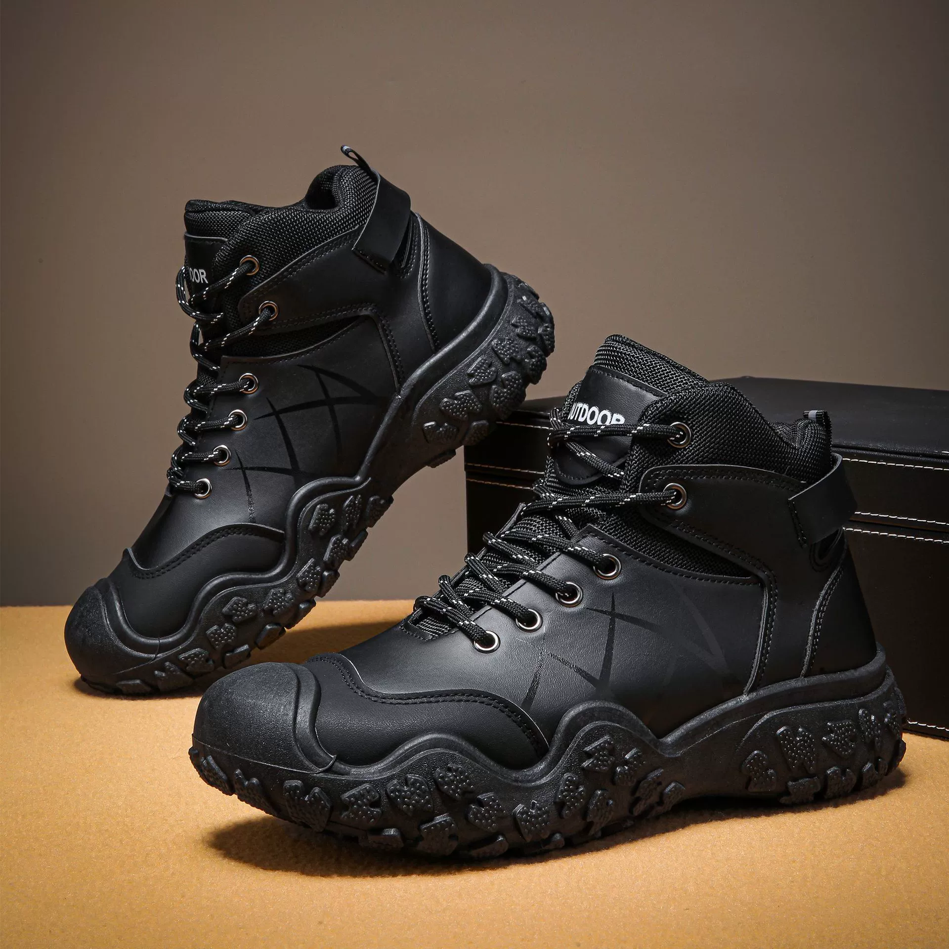 ⏰Limited Time Sale 70% OFF⏰Men's Outdoor Hiking Boots Work Boots - Ideal for Everyday Wear & Outdoor Adventures