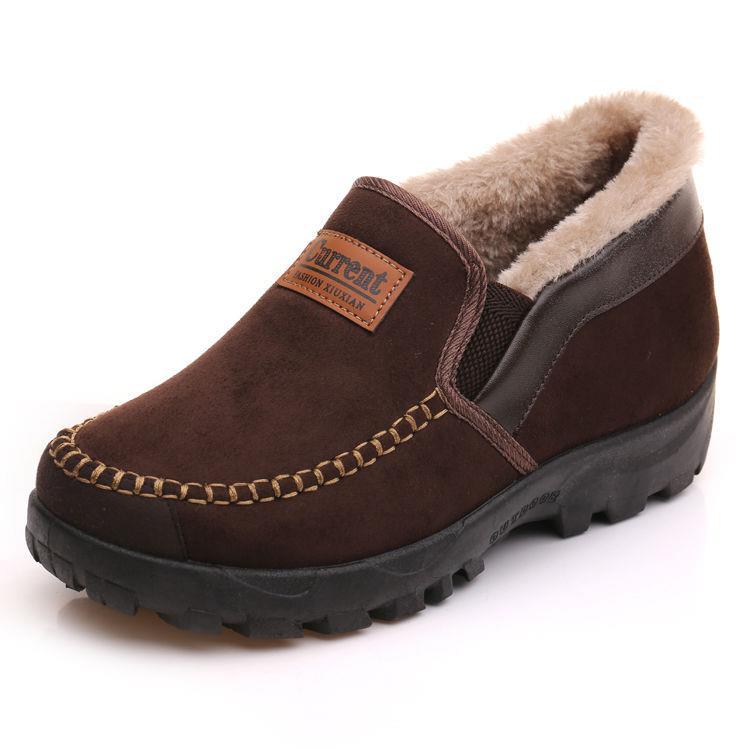 MEN'S WINTER WARM FLEECE NON-SLIP CASUAL SHOES