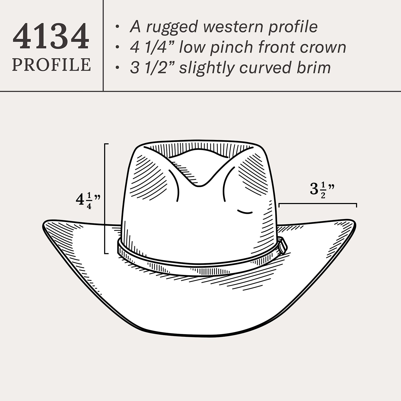 Seneca 4X Cowboy Hat