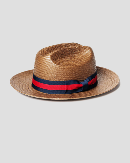Miller Ranch Fedora - Patriotic Straw