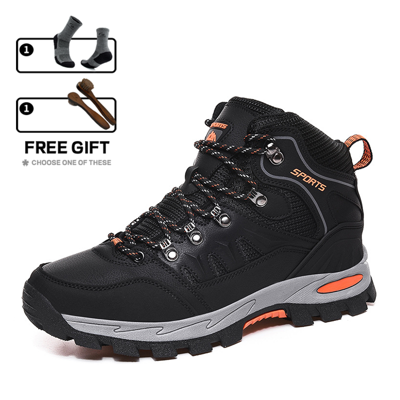 ⏰Limited Time Sale 70% OFF⏰Men's Orthopedic Arch Support Wide Toe Ankle Support Hiking Boots Waterproof Non-slip Anti-puncture Work Boots