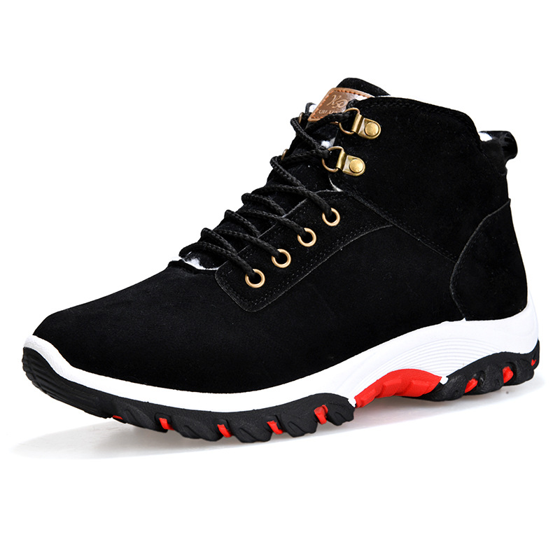 Men's Winter Warm Velvet Upper Sports Work Shoes