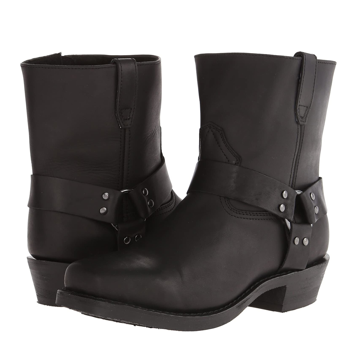 MEN'S BUCKLE CAVED ANKLE BOOTS