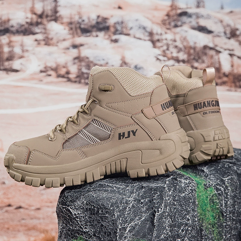 (⏰Limited Time Sale 70% OFF) Men's Anti-slip Anti-puncture Anti-smash Waterproof Comfort Orthopedic Arch Support Wide Toe Ankle Support Combat Boots Work Boots