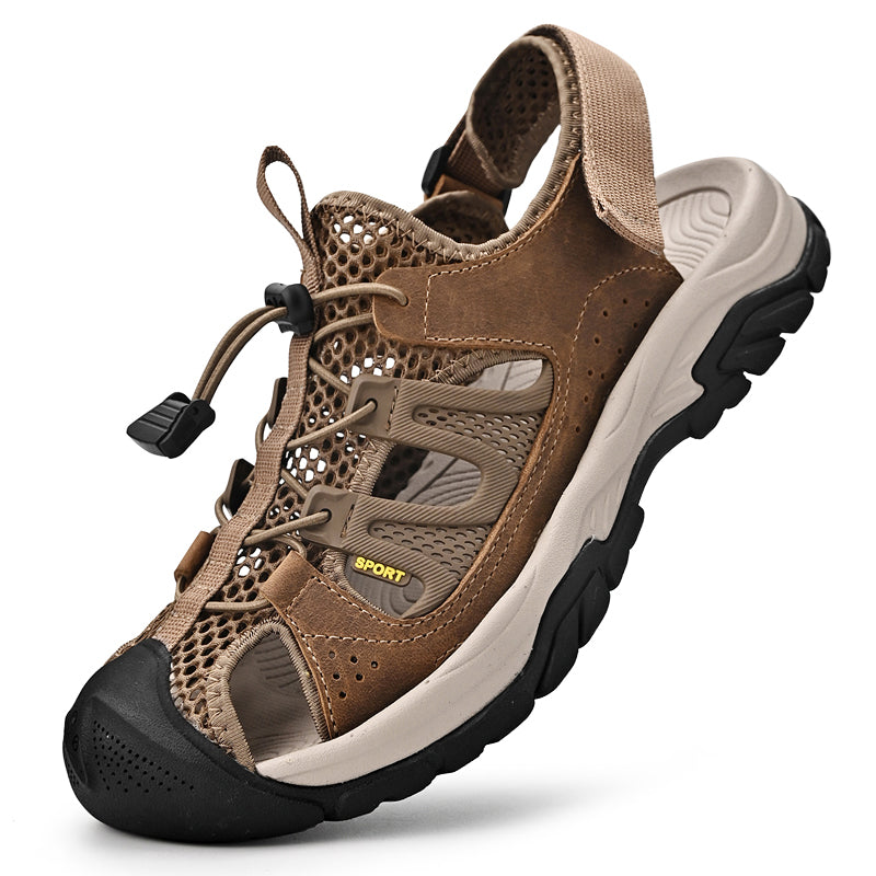 Men's Soft Leather Quick-Dry Breathable Outdoor shoes