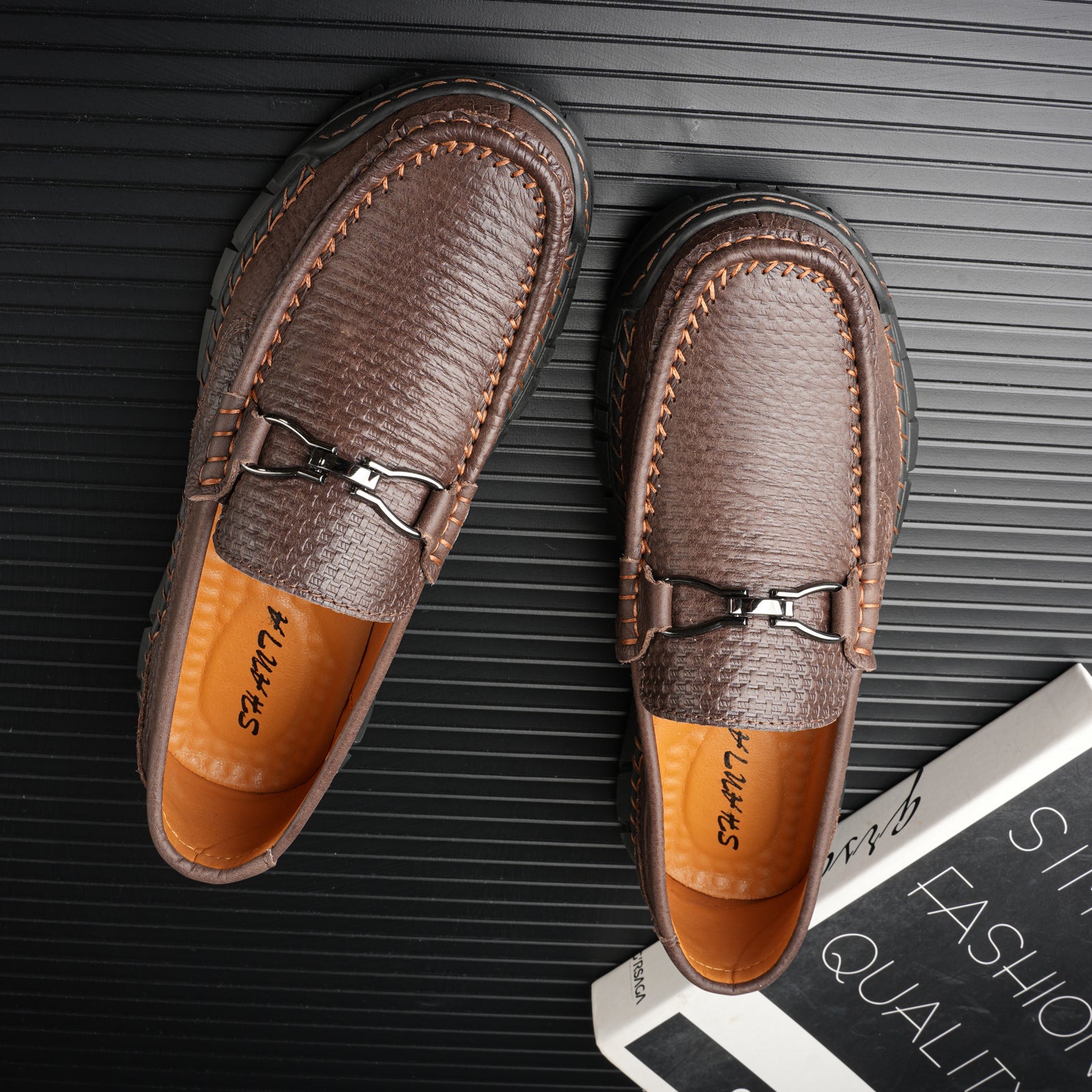 🔥Last Day 60% OFF🔥Men's genuine calfskin leather Slip-On Loafers