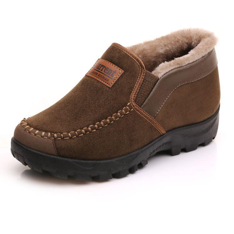 MEN'S WINTER WARM FLEECE NON-SLIP CASUAL SHOES