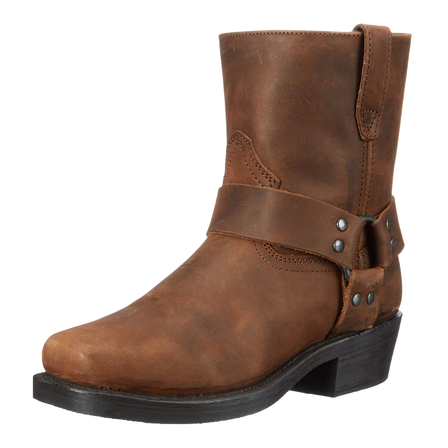 MEN'S BUCKLE CAVED ANKLE BOOTS