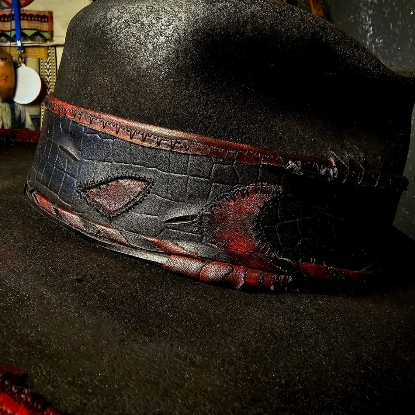 "Rebel" Skull Cowboy Hat