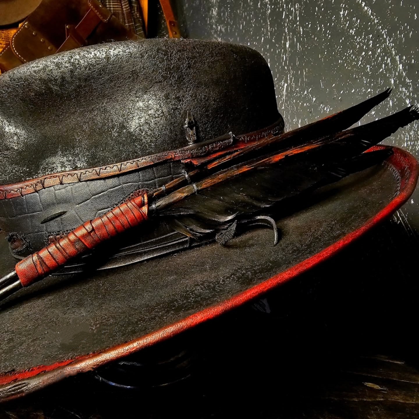 "Rebel" Skull Cowboy Hat