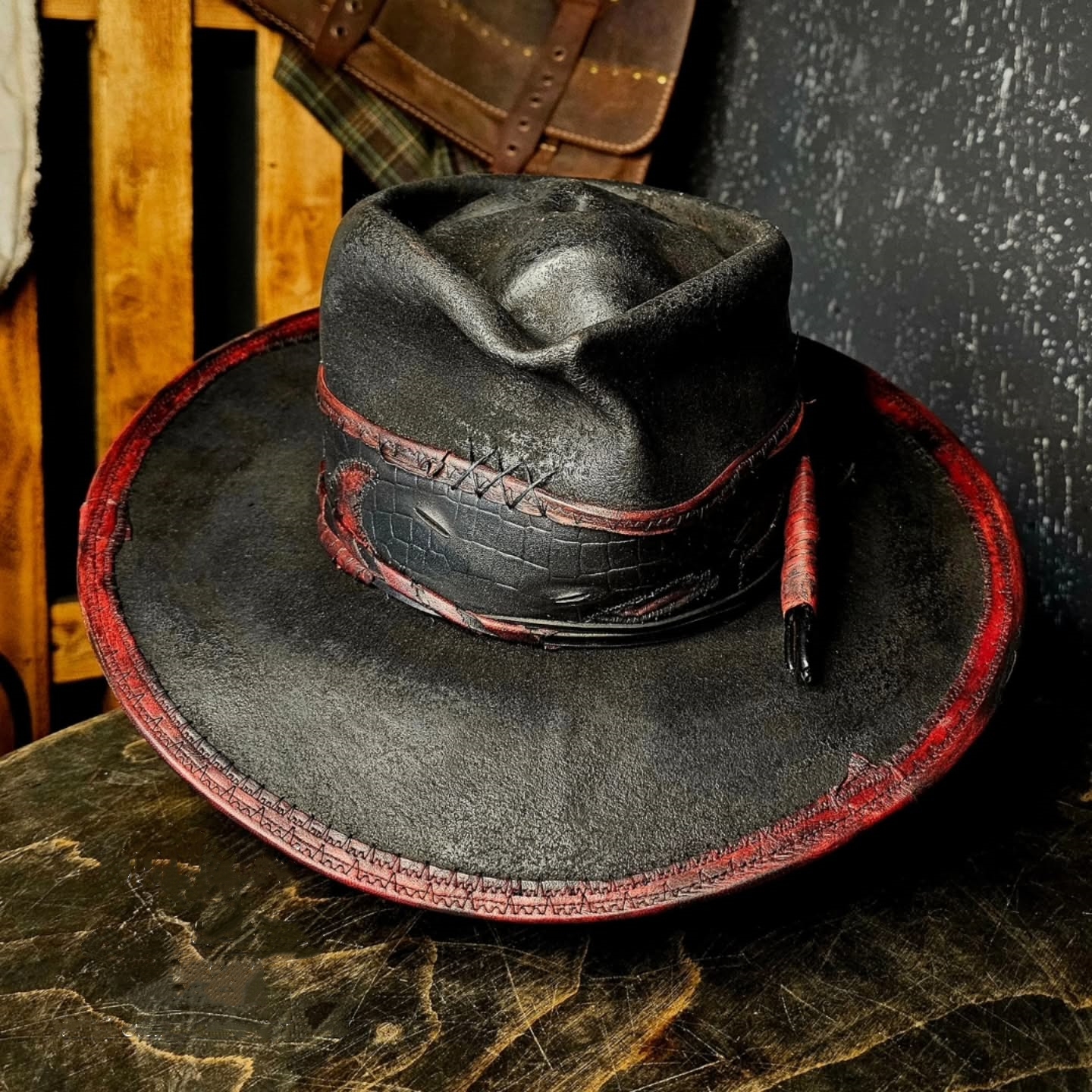 "Rebel" Skull Cowboy Hat