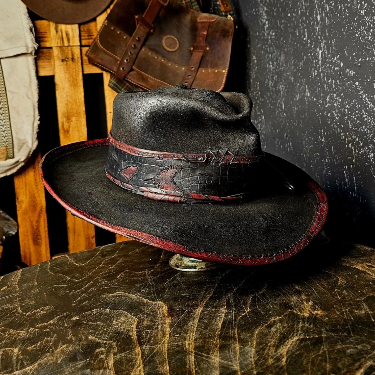 "Rebel" Skull Cowboy Hat