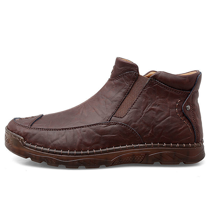 (🔥Christmas Clearance sale - 70% OFF) )Men's Outdoor Casual Handmade Cowhide Boots