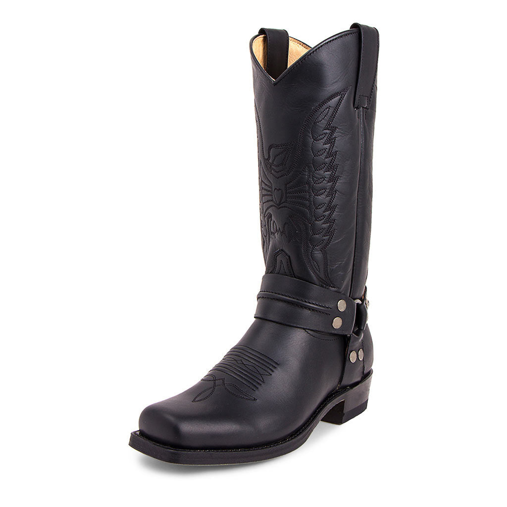 MEN'S BUCKLE CAVED COWBOY BOOTS