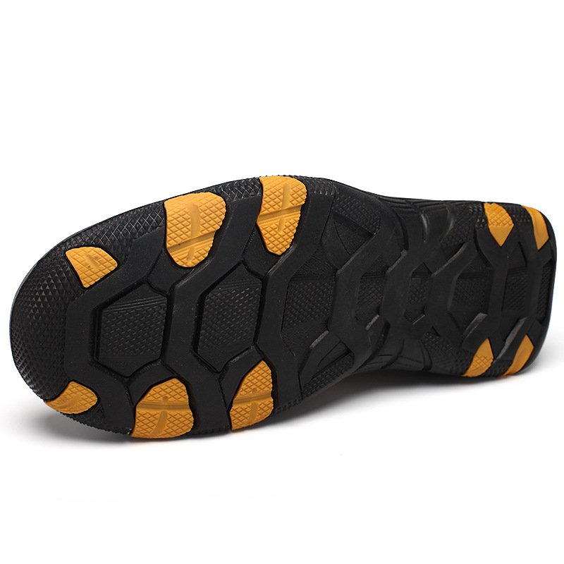 Men's Genuine Leather Outdoor Wear Resistant Non-slip Hiking Shoes