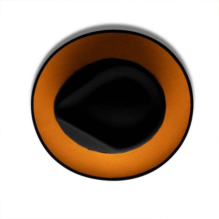 Limited - The Fox Fedora - Black Orange