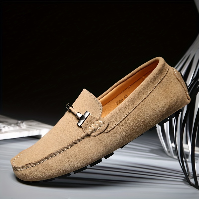Men's Handmade Leather Comfortable Non-Slip Plus Size Casual Shoes (Wide Foot Plus Size)
