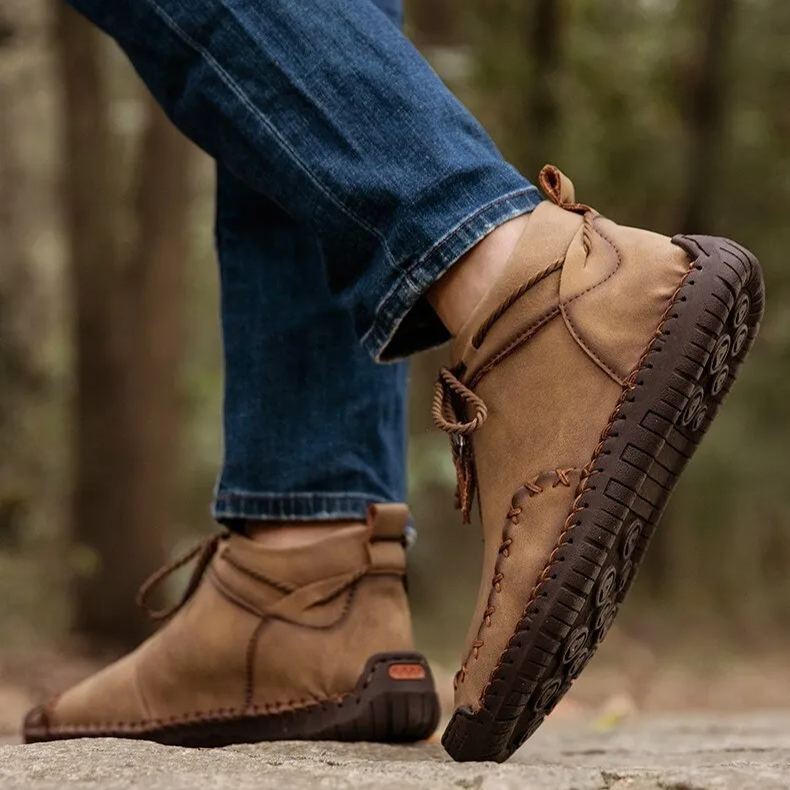 Men's Warm Plush Outdoor Boots