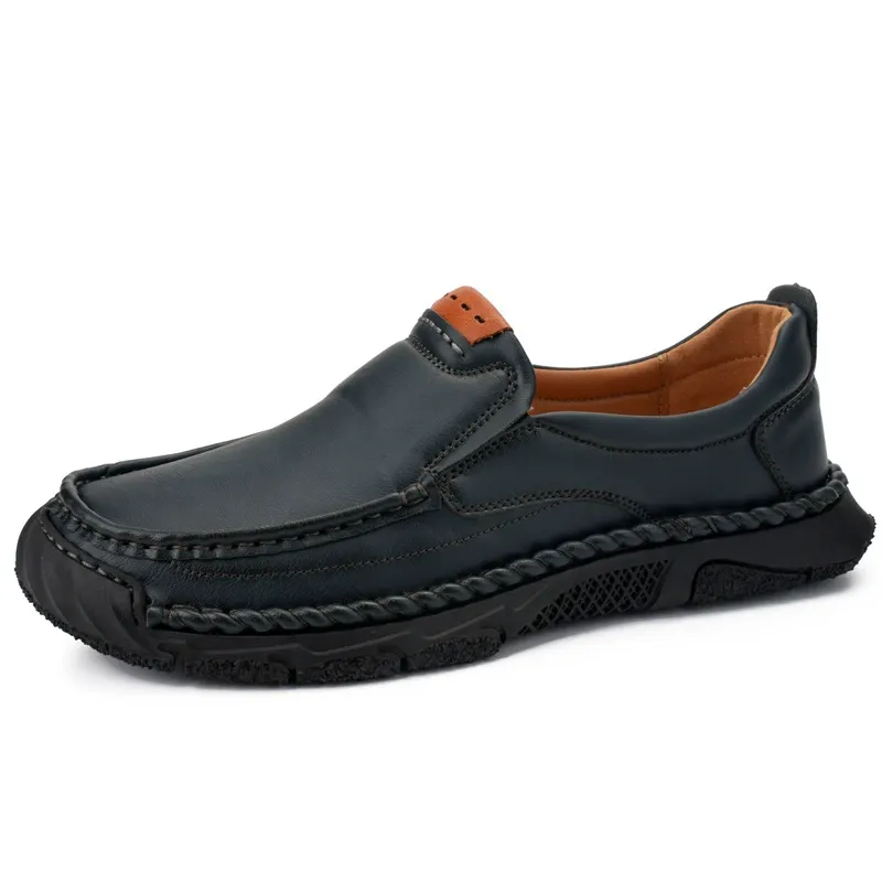 Limited Time Sale 70% OFF-Men’s Handmade Premium Leather Slip On Shoes