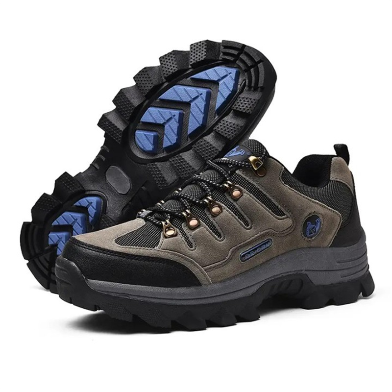 Men's Genuine Leather Comfy Arch Support Hiking Orthopedic Shoes
