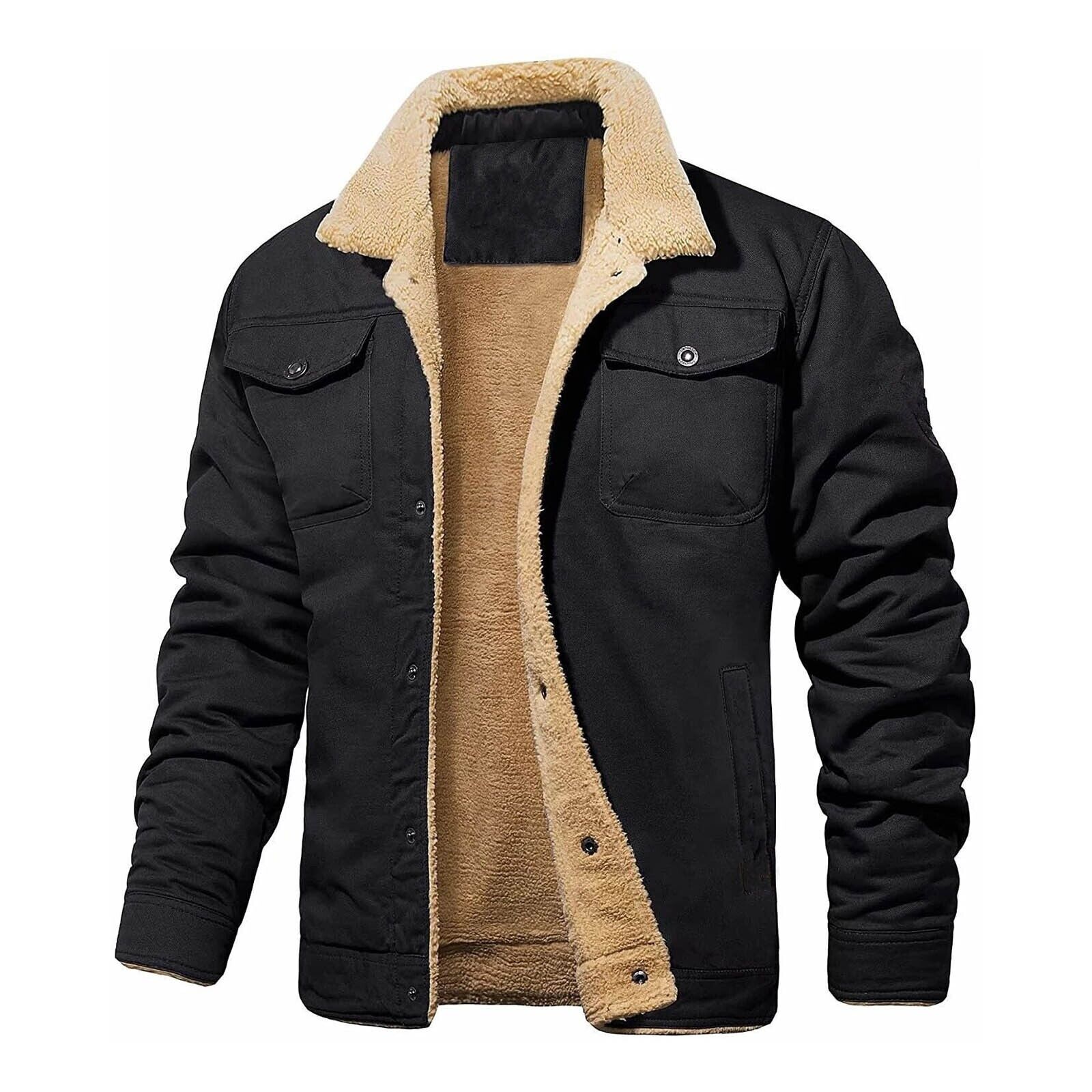 Men's retro western winter fleece jacket（Free Shipping Today）