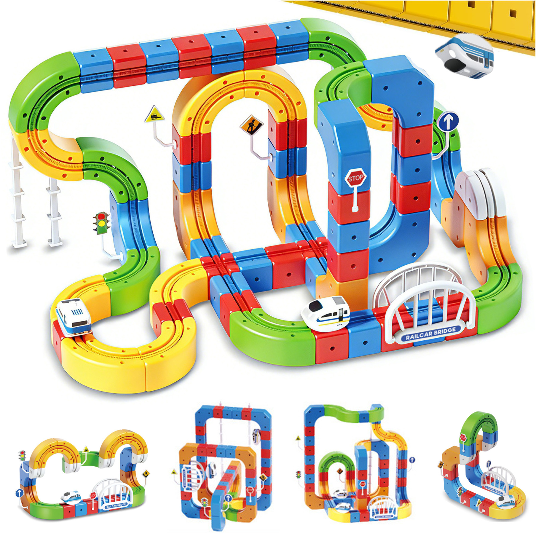 Adofi Electric Train Set for Kids Ages 3-8