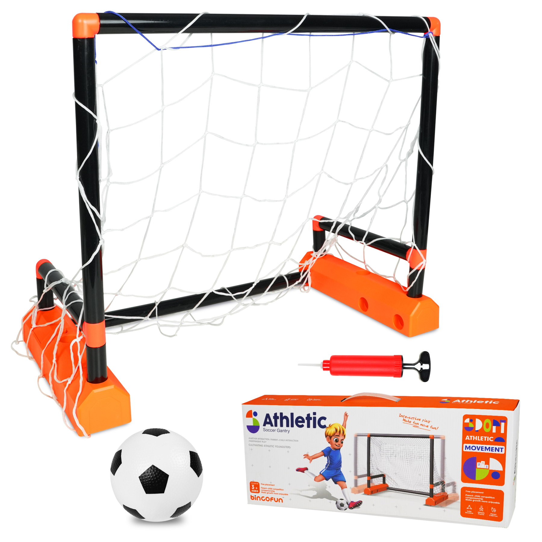 Adofi Movable Soccer Goals for Kids 4-6