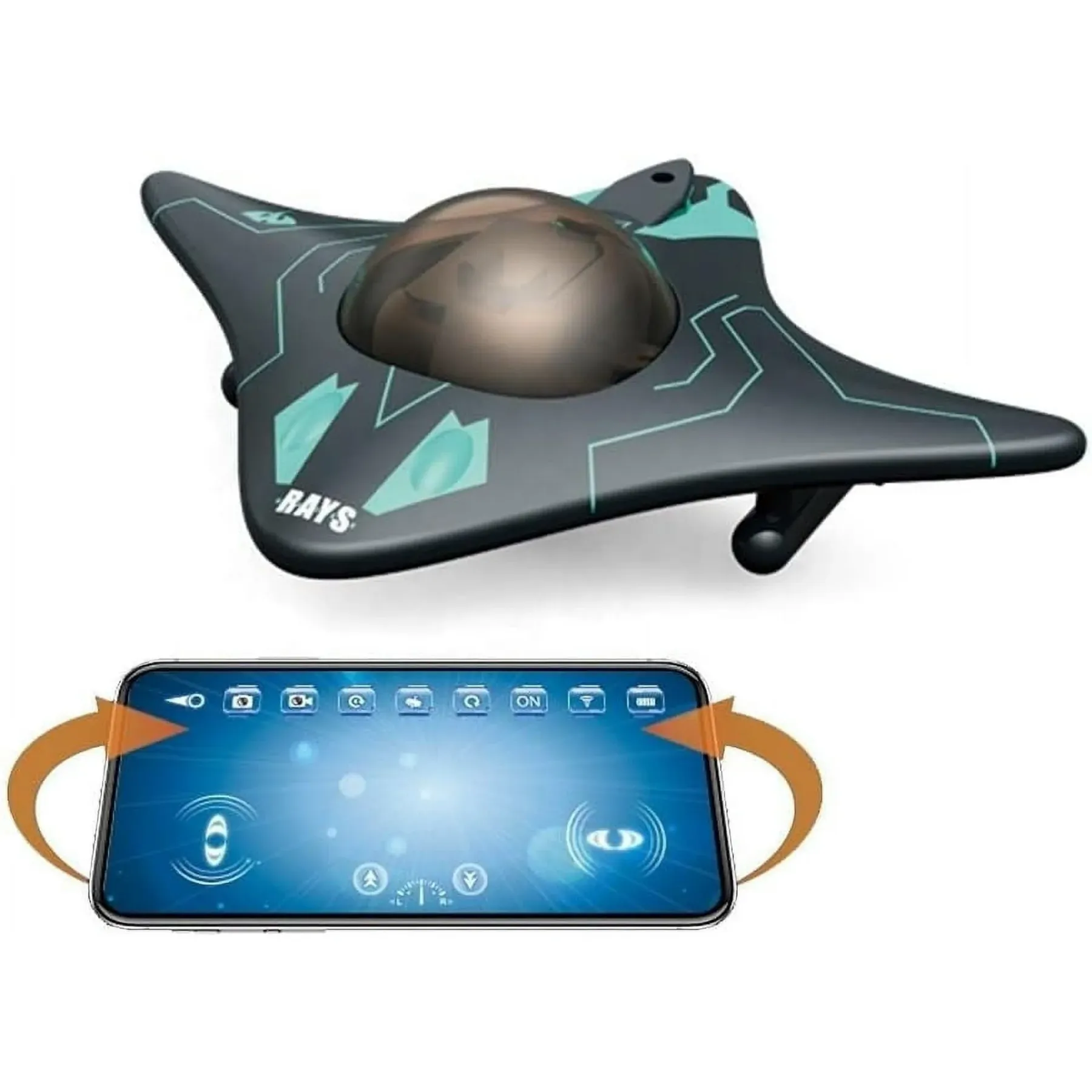 Adofi RC Boat with Camera for Kids and Adults