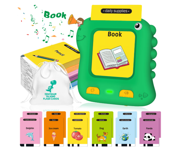 Jonzoo Talking Flash Cards for Toddlers, Montessori Learning Toys for Girls Boys 2 3 4 5 Years, Autism Sensory Toys Speech Therapy Toys with 234 Sight Words