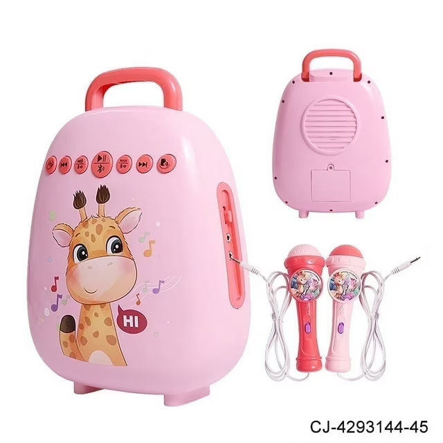 Adofi Portable Karaoke Machine with 2 Microphones