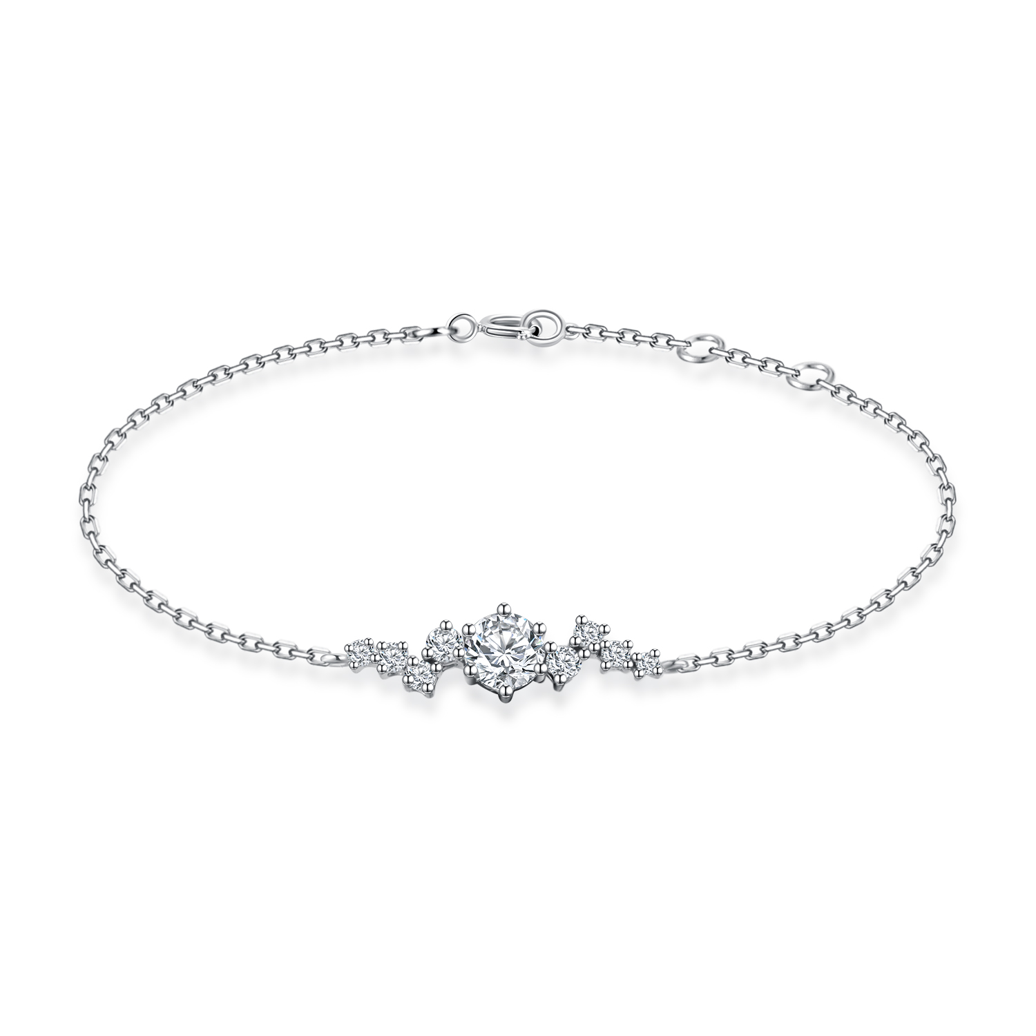 Brilliant Star Lab Grown Diamond Bracelet  in 18k Gold  ( 0.4 Ct Tw)