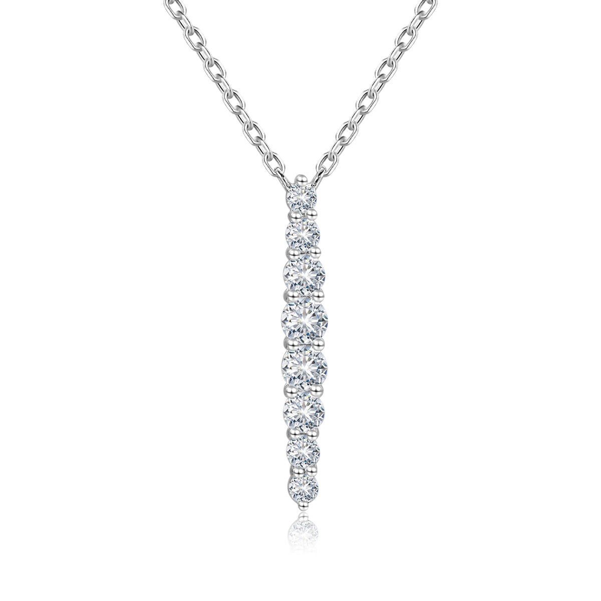 Comet Lab Grown Diamond Necklace in 18k Gold ( 0.2 Ct Tw)